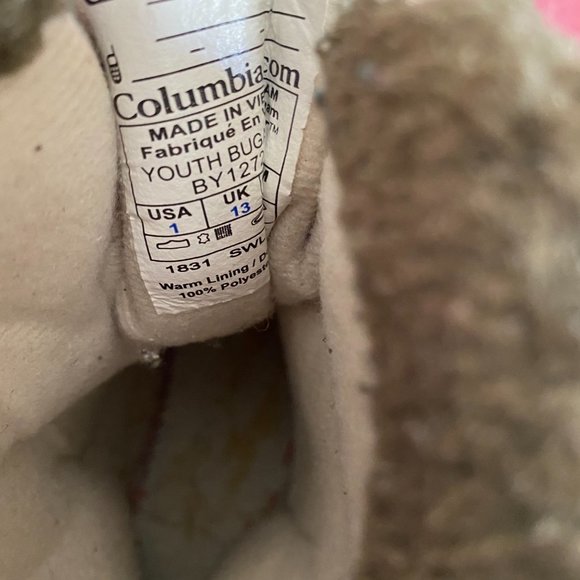 Columbia Girls Winter Boots Size 1  No insoles - Picture 8 of 14